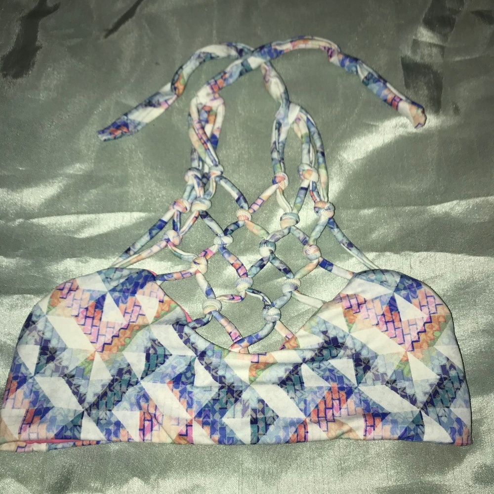 San Lorenzo high neck bikini top